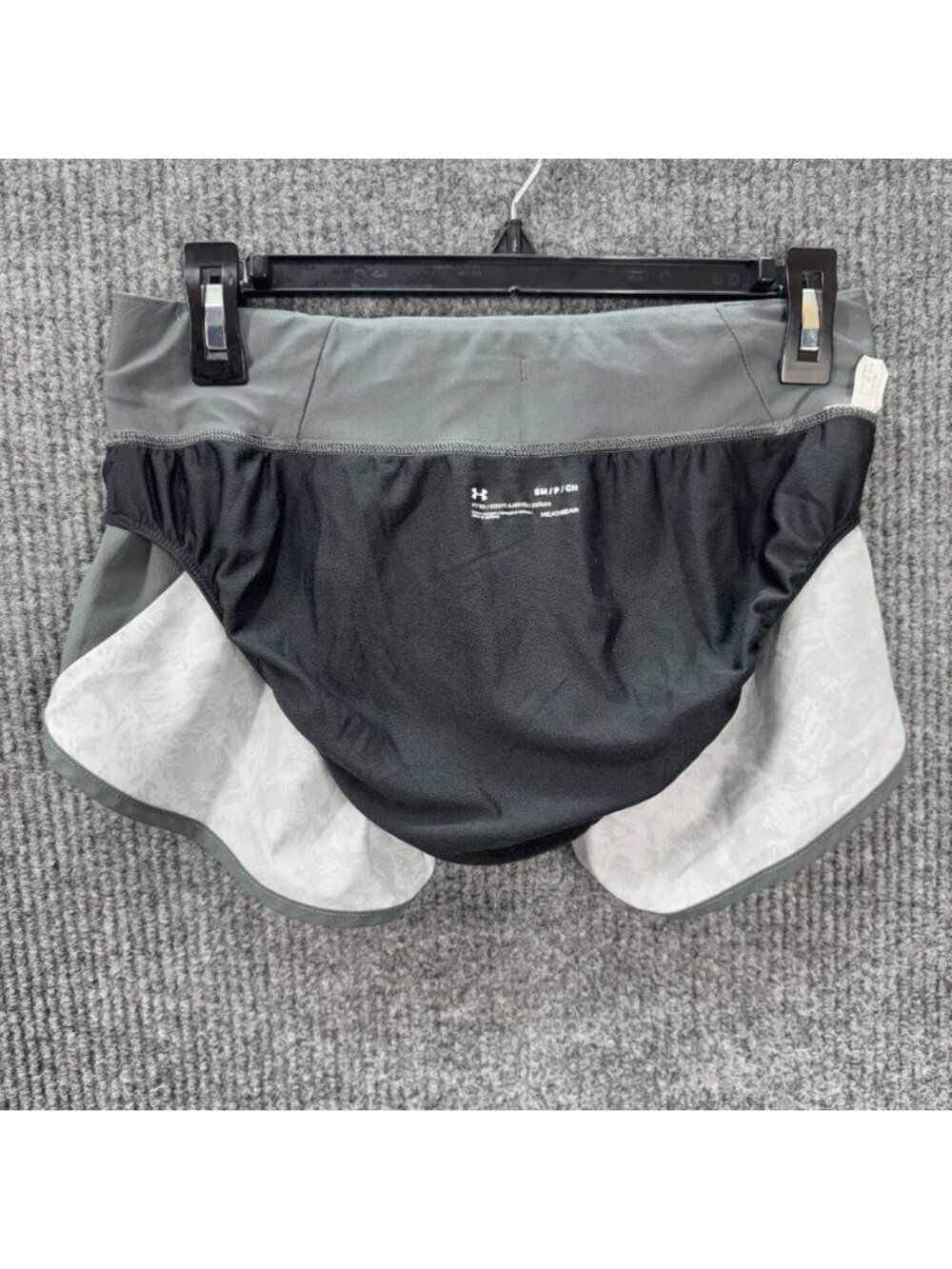 Lot Of 2 Under Armour Shorts Women Small Speedpocket Run Heatgear Fitted Lined - Picture 6 of 14